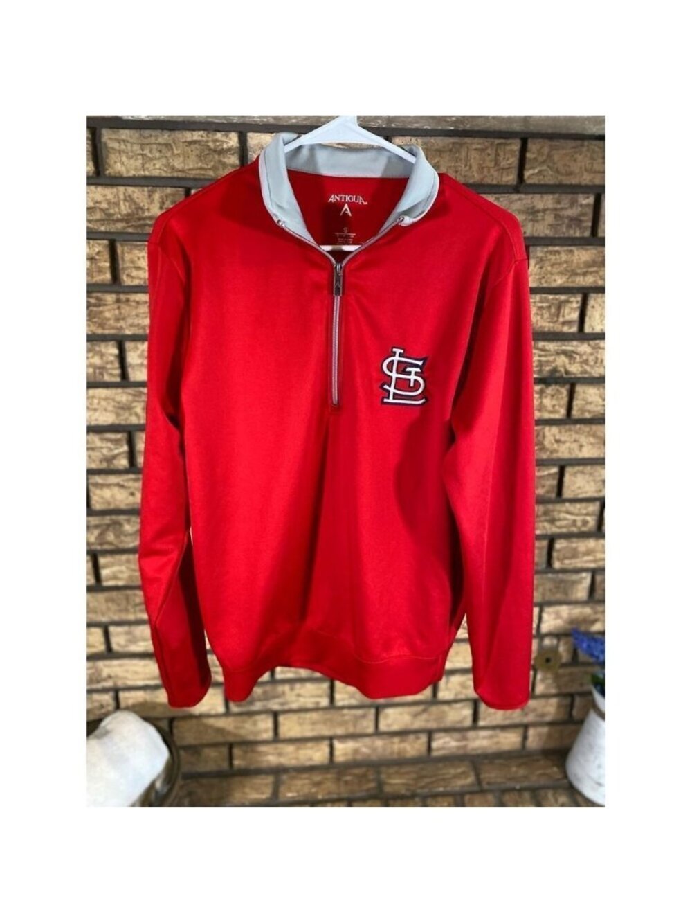 Antigua St. Louis‎ Cardinals 1/4 Zip Pullover Top